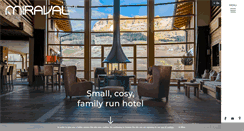 Desktop Screenshot of naturhotelmiraval.com