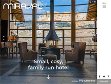 Tablet Screenshot of naturhotelmiraval.com
